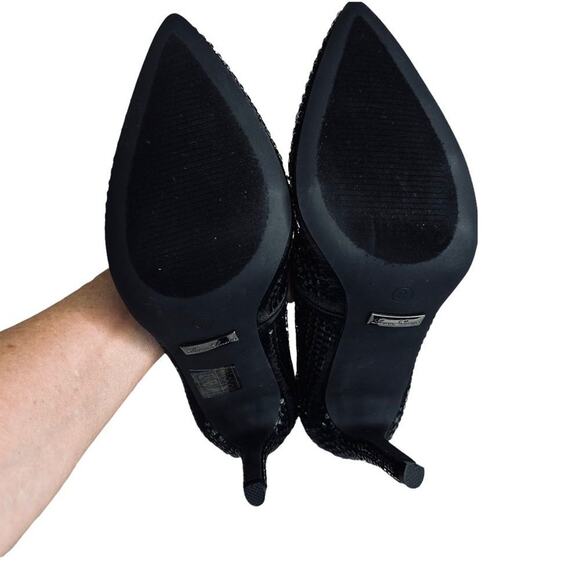 NIB Lauren Lorraine Dazzle Rhinestone Embellished Pointed Toe 4" Heel Pump Sz 8 - Picture 8 of 11